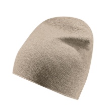 Falke Knitted Hat (Beanie) Unisex - Cashmere, without cuff - sand-colored - 1 piece